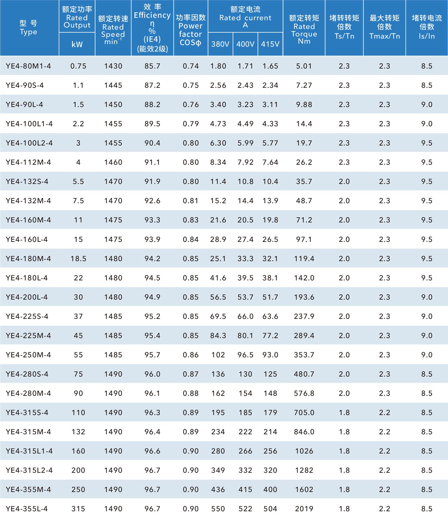 鐵殼IE4國標電機